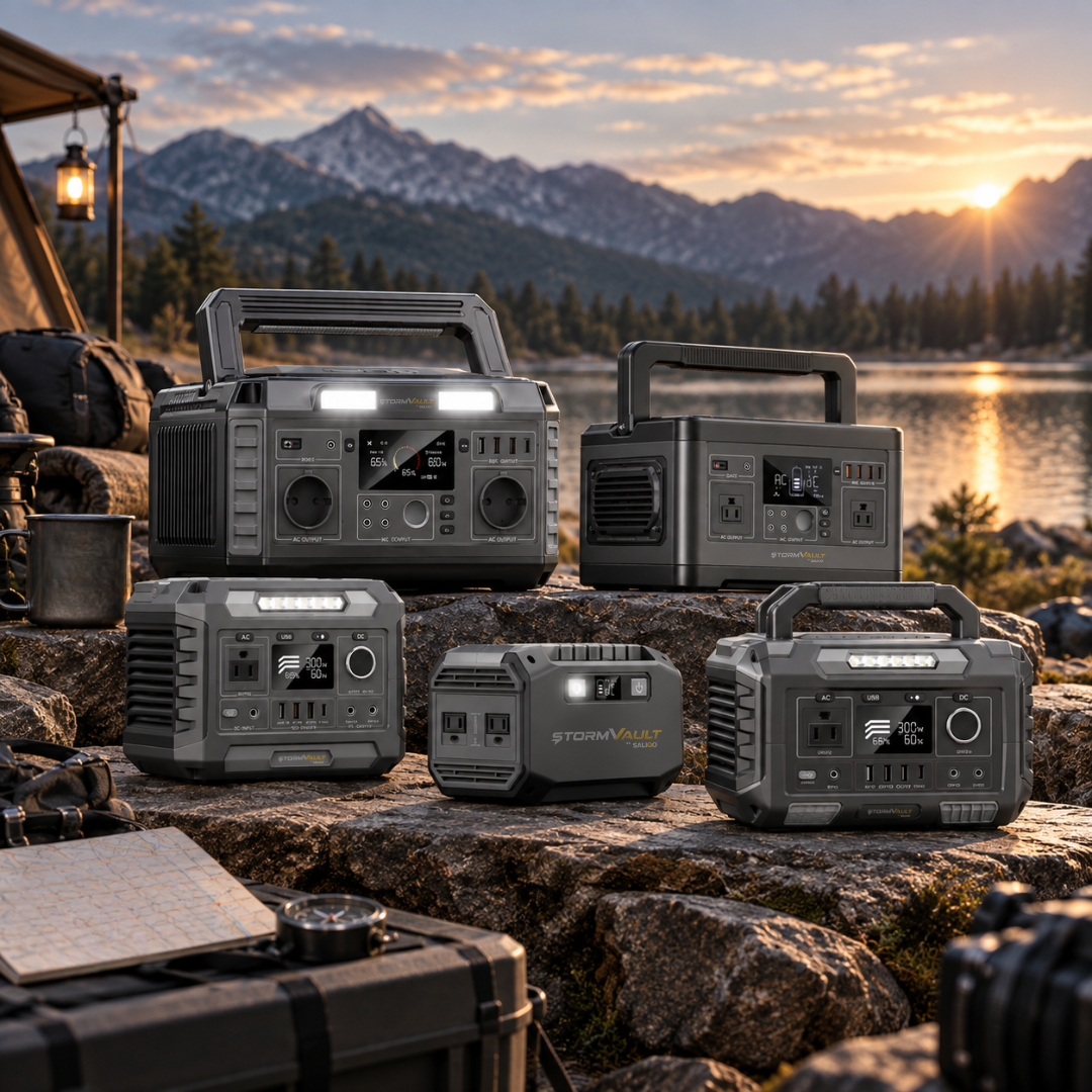 StormVault Compact series portable power stations lineup